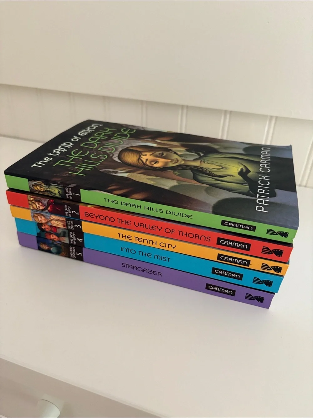 PATRICK CARMAN The Land of Elyon Books 1, 2, 3, 4 & 5 Papercover